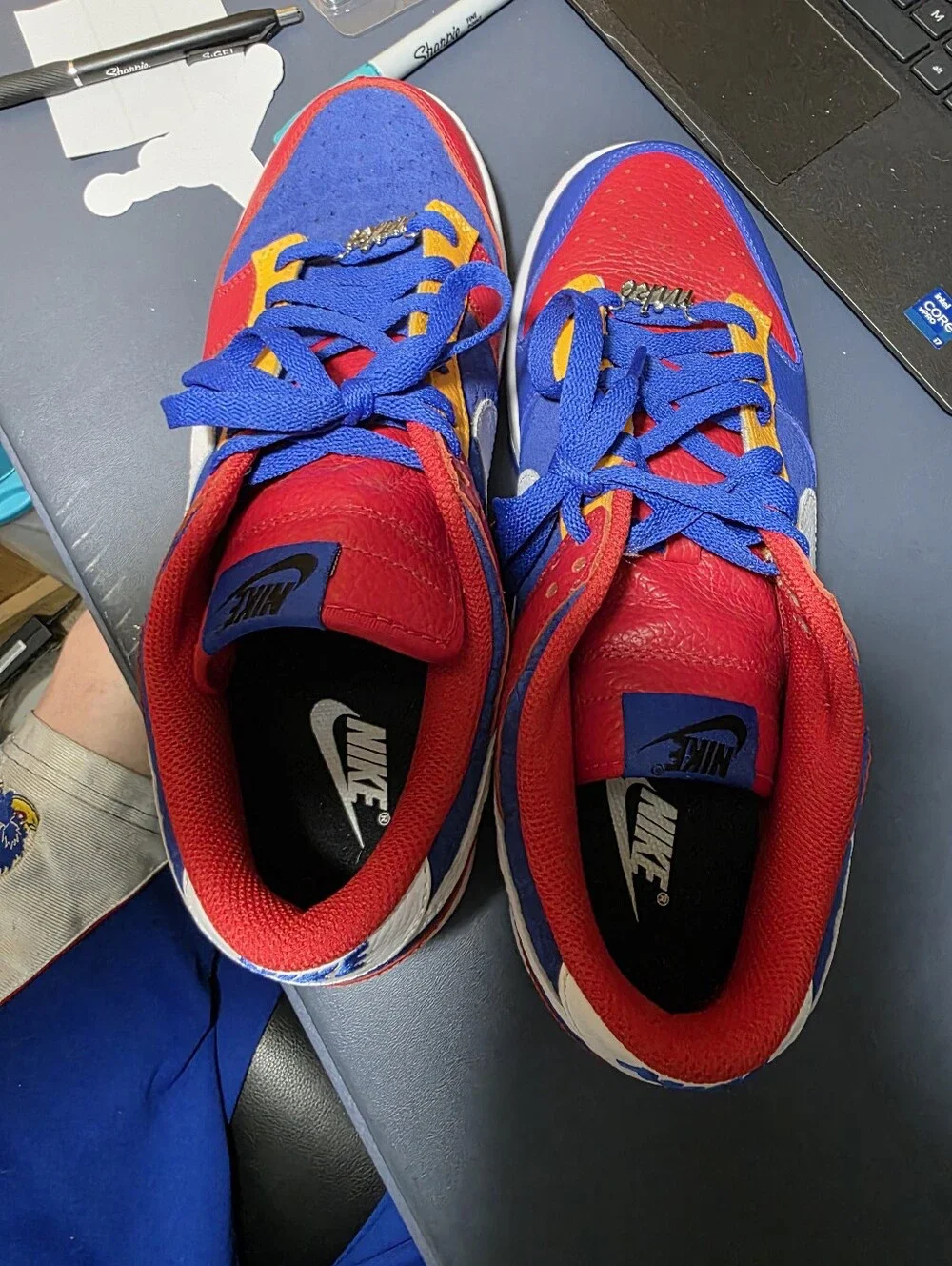 Nike By You Dunk Low Colorblock Low-Top Sneakers Size 10.5